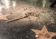 Vuelven A Destruir La Estrella De Trump En El Paseo De La Fama De Hollywood