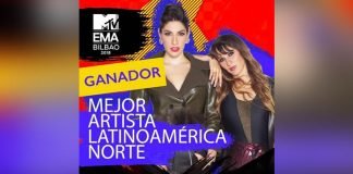 Ha*Ash Gana El Mtv Europe Music Award Mejor Artista Latinoamérica Norte