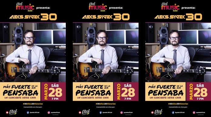 Aleks Syntek Anuncia Concierto YT Live