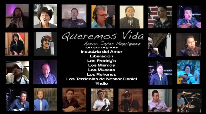 Gruperos Se Unen Para Presentar El Tema "Queremos Vida"