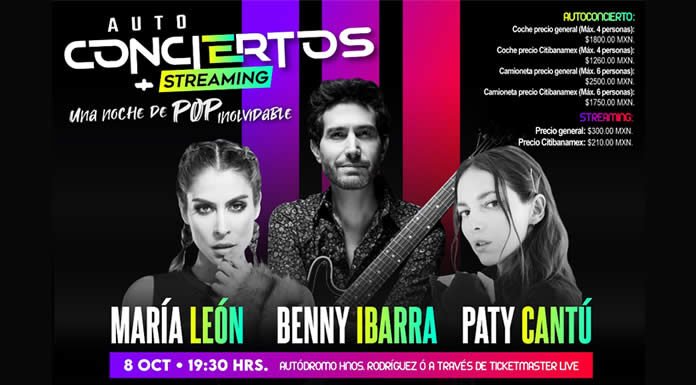 Benny Ibarra, Paty Cantú & María León Anuncian Concierto Online 