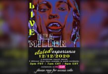 Recordatorio Del Livestream De Bea Miller "The elated! Experience" Mañana 12 De Diciembre