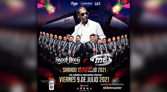 Snoop Dogg Y Banda MS Anuncian Sold Out En El Toyota Arena Y Abren Una Nueva Fecha